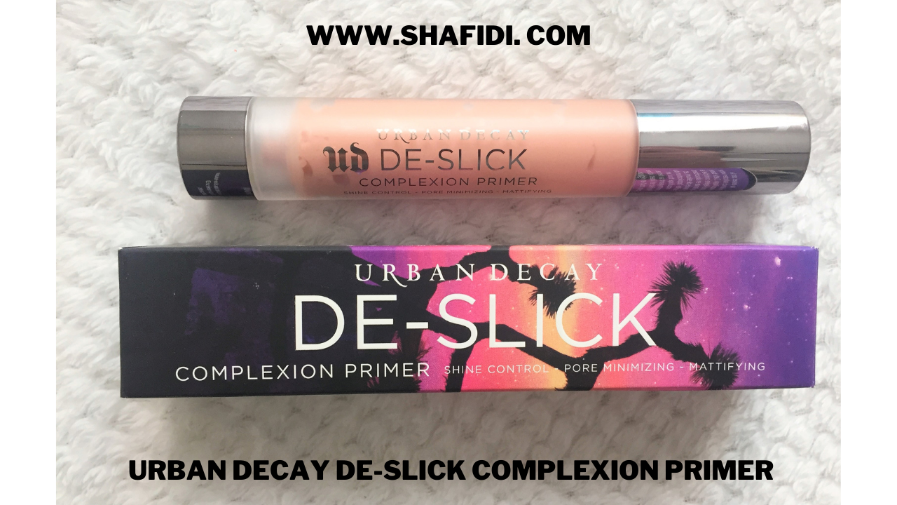 D) URBAN DECAY DE-SLICK COMPLEXION PRIMER